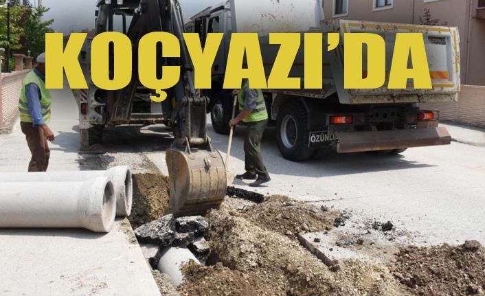 Koçyazı'da Altyapı Çalışmaları Başladı