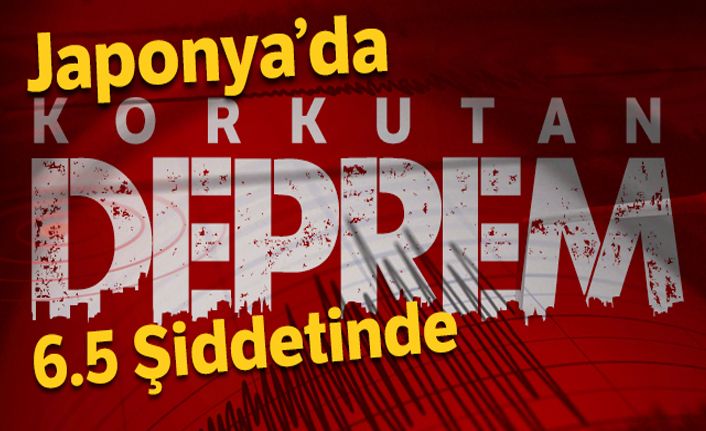 Japonya'da korkutan deprem!