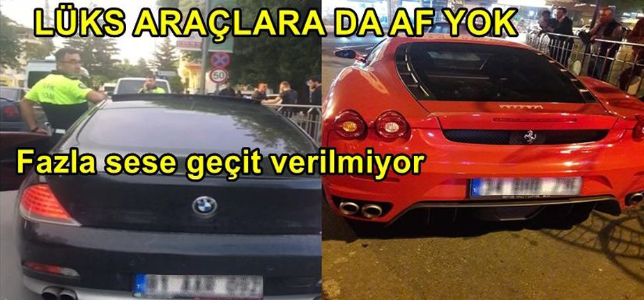 Ne lüks ne de normal araç fark etmiyor