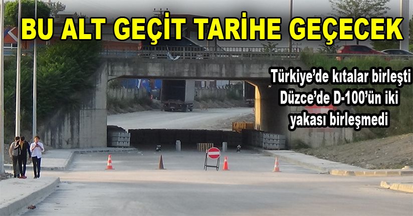 İyi ki Avrasya Tüneli Düzce’de yapılmadı