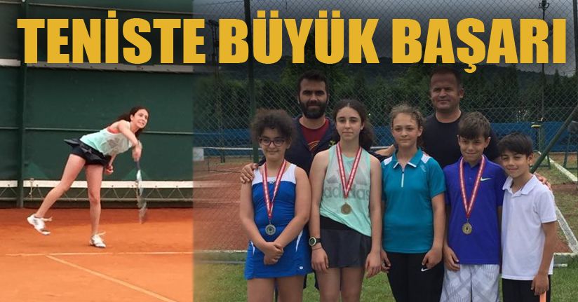 Tenisçilerden 1 altın 2 Gümüş Madalya
