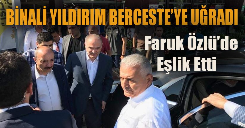 Binali Yıldırım Düzce'de Mola Verdi