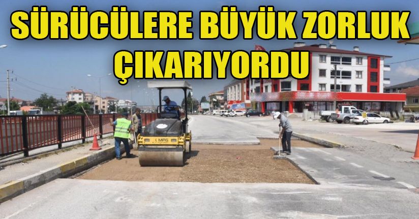 Çoban Kavşağında Asfalt Çalışması
