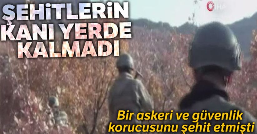 Şehitlerin kanı yerde kalmadı