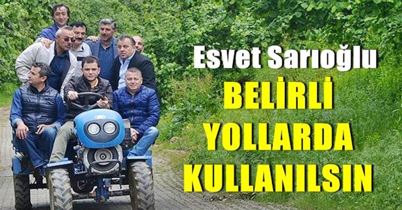 İlçe Başkanı Sarıoğlu, Pat Pat kullanımında esneklik istedi...