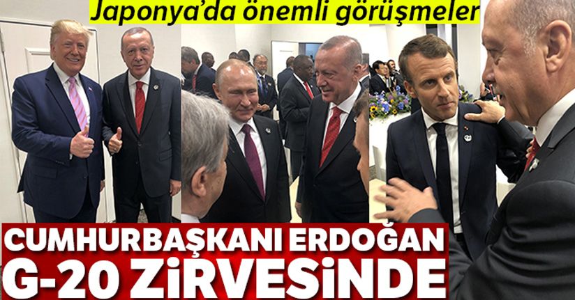Cumhurbaşkanı Erdoğan G20 Zirvesi'nde