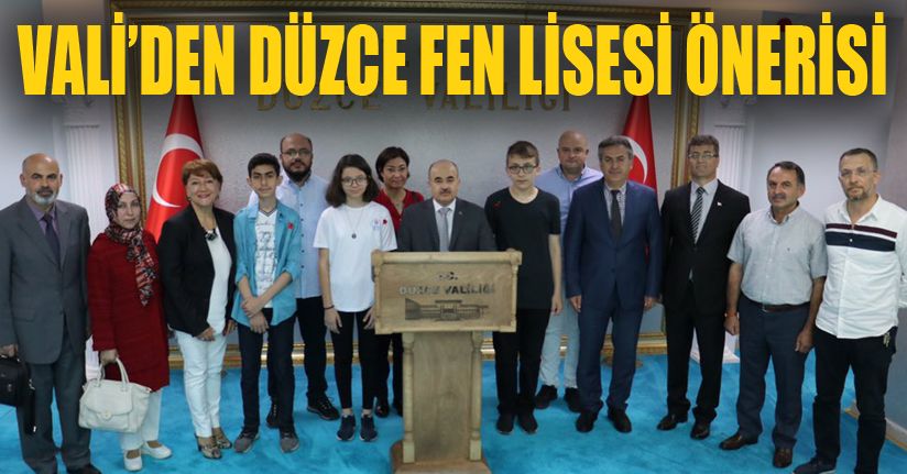 Vali dağlı Türkiye Birincilerini Kabul Etti