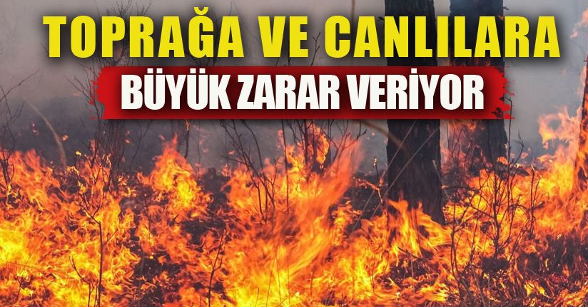 İtfaiyeden Anız Yangını Uyarısı