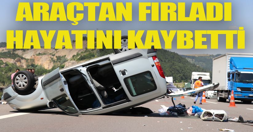 TEM’de feci kaza: 1 ölü, 3 yaralı