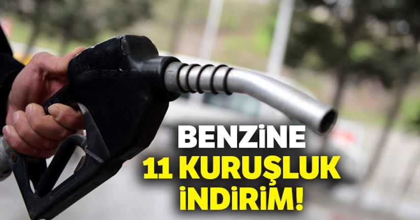 Benzine indirim yapıldı