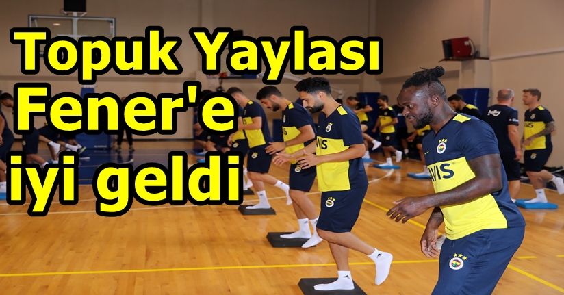 FENERBAHÇE SALONDA ÇALIŞTI