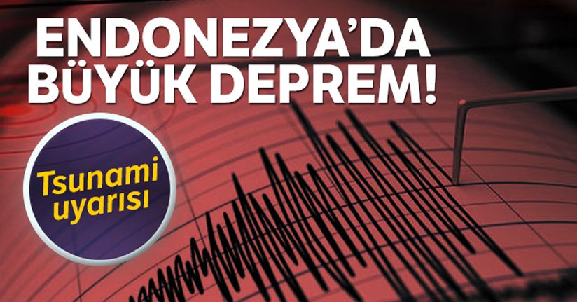 Endonezya'da şiddetli deprem!