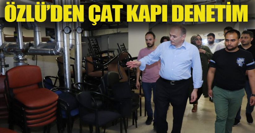 Kültür Merkezini Denetledi