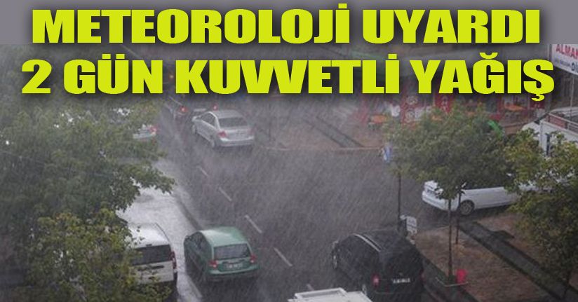 Valilikten Şiddetli Yağış Uyarısı