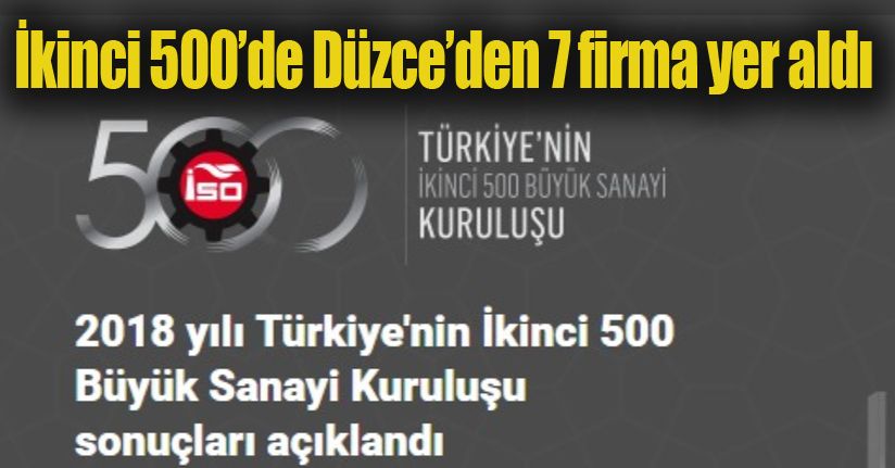 DTSO Başkanı Şahin, ikinci 500’de yer alan firmaları tebrik etti