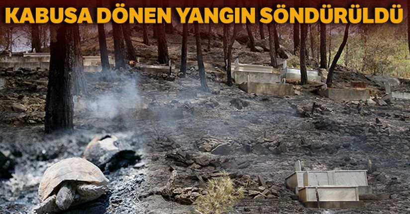 Kabusa dönen yangın söndürüldü