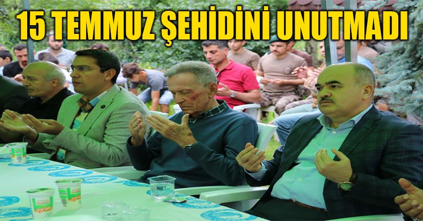 Vali Dr Zülkif Dağlı şehit Ufuk Baysan'ın mevlit programına katıldı