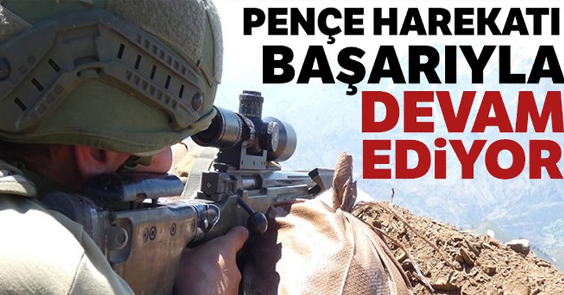 Pençe Harekatı'nda etkisiz hale getirilen terörist sayısı 68 oldu