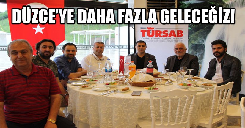 Turizm işletmecileri Düzce’de bir araya geldi