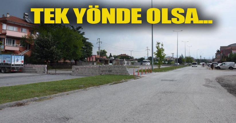 Sokak Tek Yönlü Trafiğe Açıldı