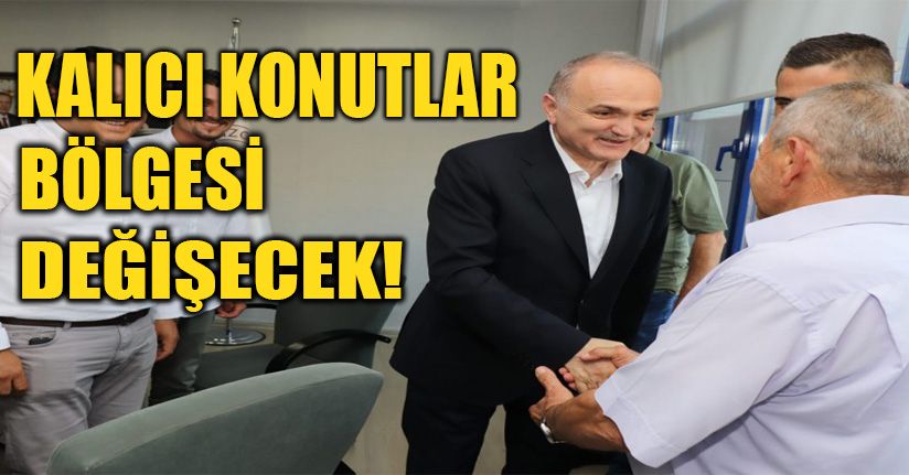 Özlü Kalıcı Konutlar Bölgesi mahalle muhtarları ile bir araya geldi
