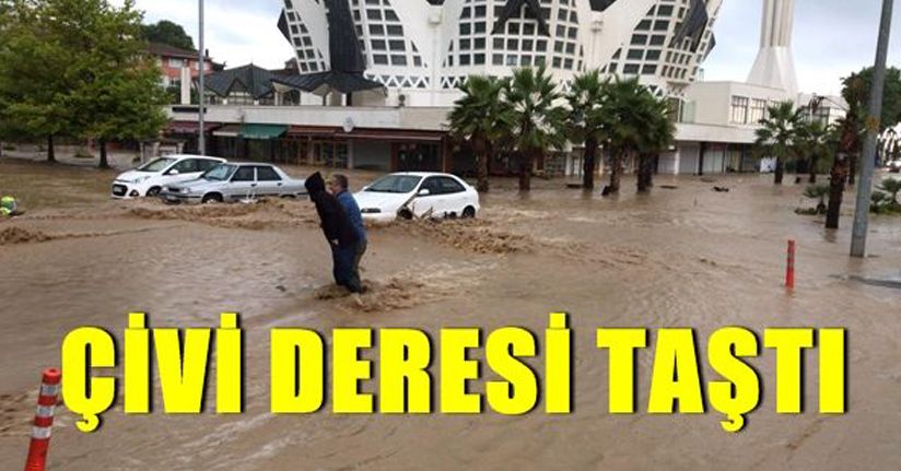 Akçakoca sele teslim