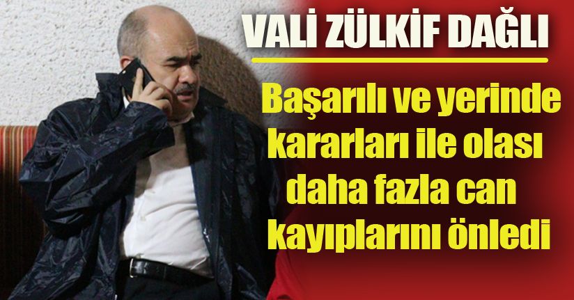 Vali Zülkif Dağlı Görevinin Başındaydı