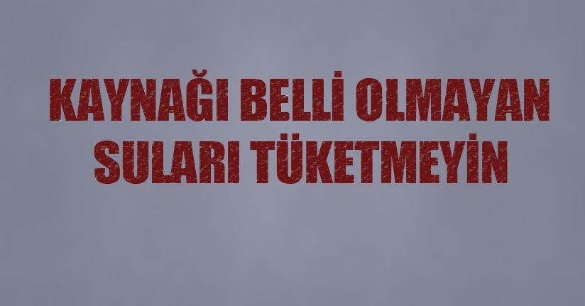 Sel bölgesinde “Su” uyarısı