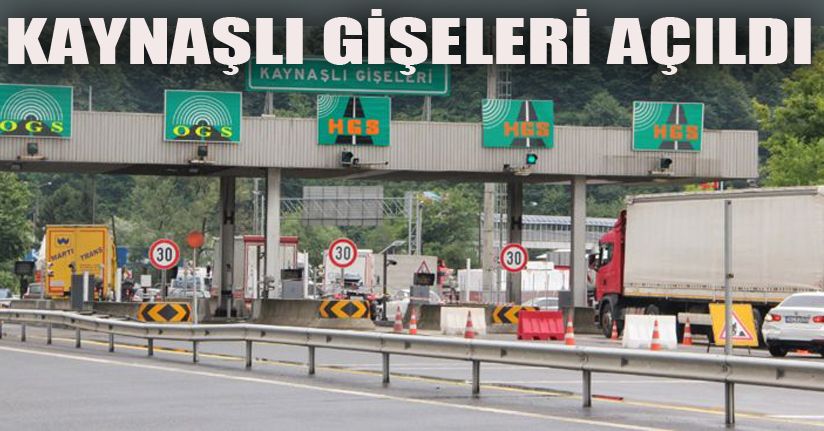 Kaynaşlı otoyol çıkışı 4.5 ay sonra açıldı