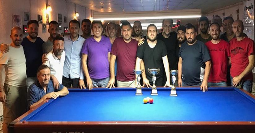 3 Bant bilardo şampiyonu Emrecan Uslu oldu