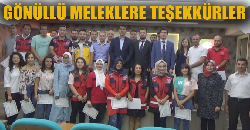 Felaketin Sağlıkçı Kahramanları Teşekkür Belgelerini Aldı