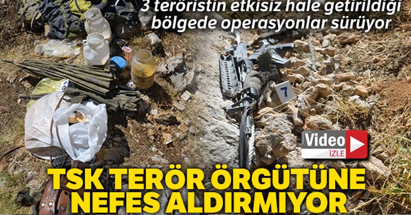 TSK terör örgütüne nefes aldırmıyor