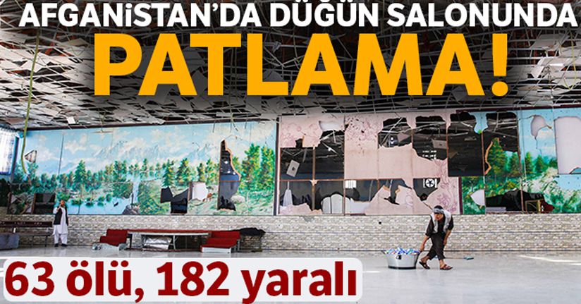 Kabil'de düğün salonundaki patlamada 63 kişi öldü