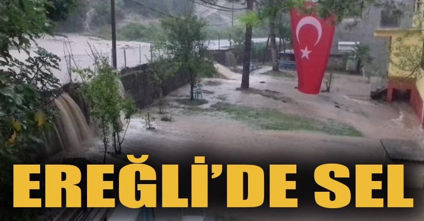 Kdz. Ereğli’de sel etkili oldu