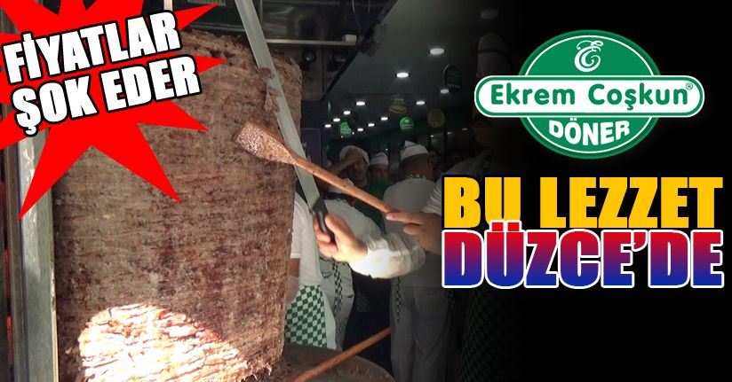 Ekrem Coşkun Döner Düzce'de Açıldı