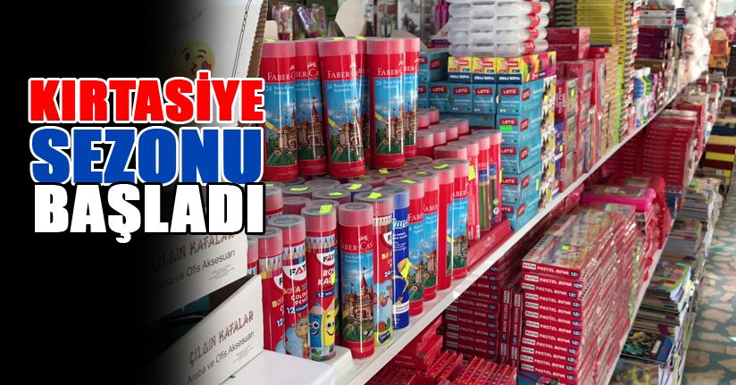 Kırtasiye alışverişleri başladı