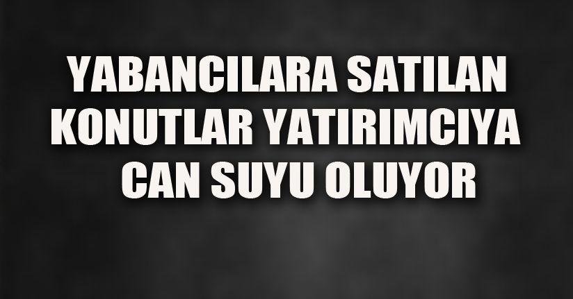 1 Ayda 510 Konut Satıldı