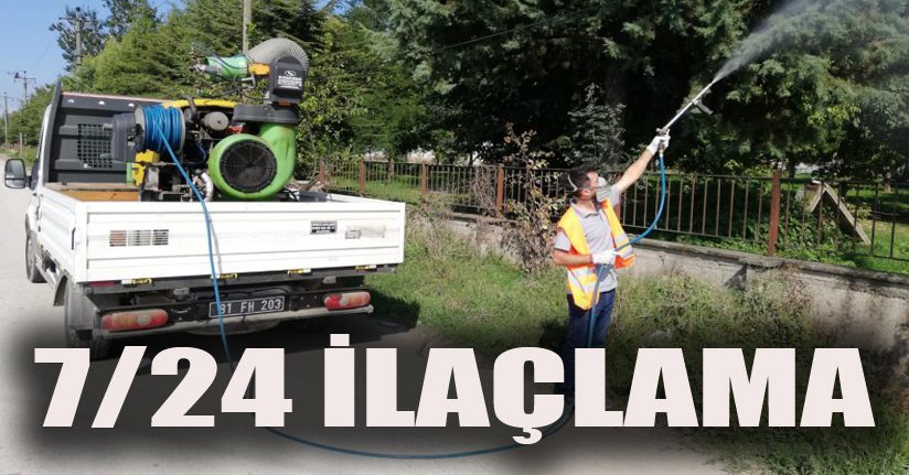 İlaçlamada 6 Ekip Çalışıyor