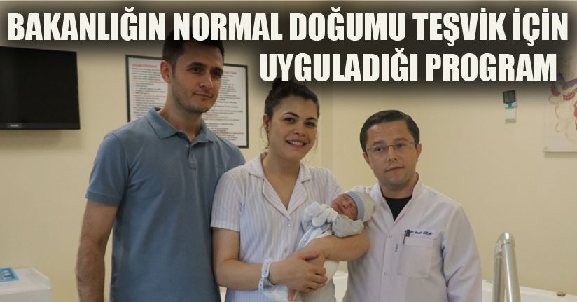Suda doğum yöntemiyle ilk bebek dünyaya geldi