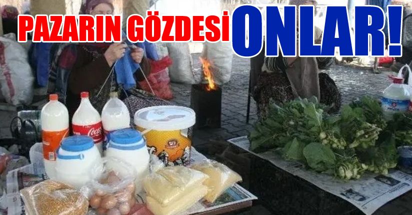 Yetiştirilen ürünler pazara bolluk katıyor