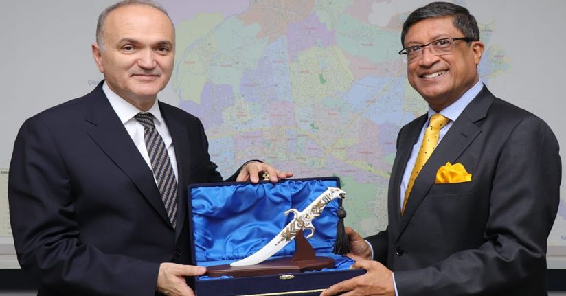 Hindistan Büyükelçisinden Başkan Özlü'ye Ziyaret