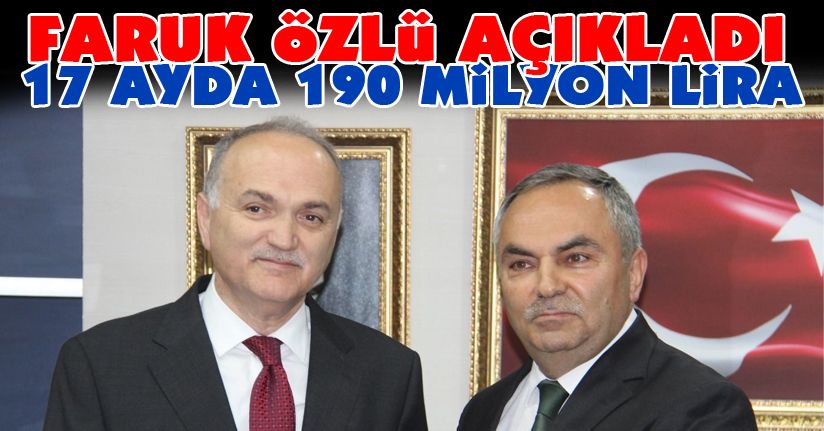 Özlü: Belediye'nin borcu 451 Milyon Lira