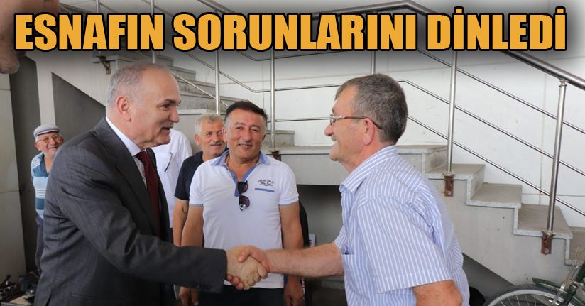 Başkan Özlü Terminal Esnafıyla Bir Araya Geldi