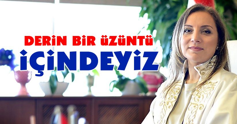Üniversite’den taziye mesajı