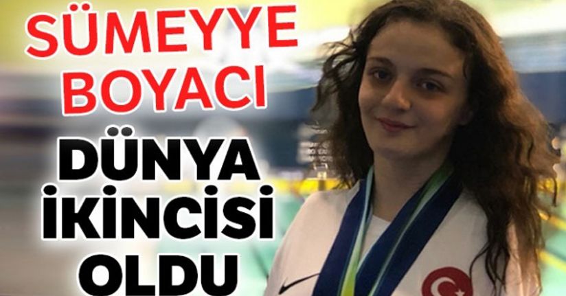 Sümeyye Boyacı dünya ikincisi oldu