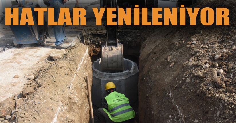 Yağmur suyu hatları yenileniyor