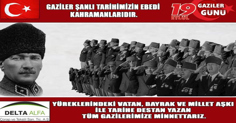 Delta Alfa'dan Gaziler Günü Mesajı