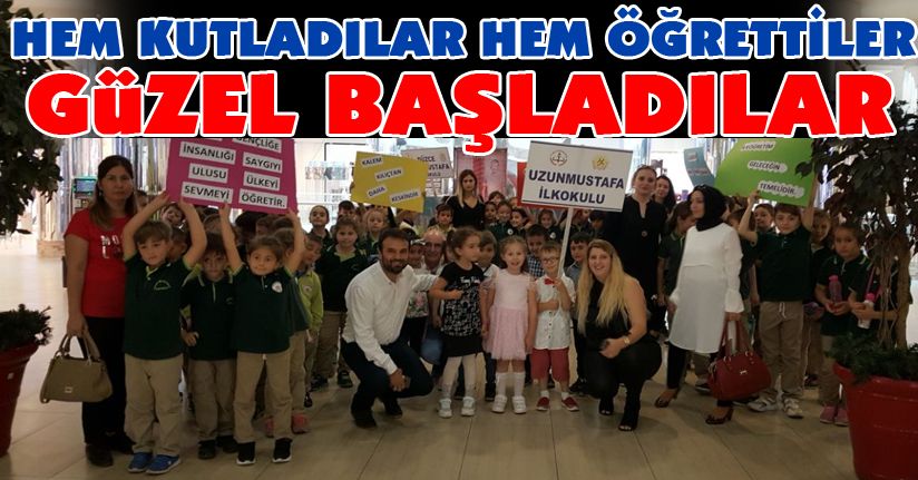 İlköğretim Haftasını yürüyerek kutladılar