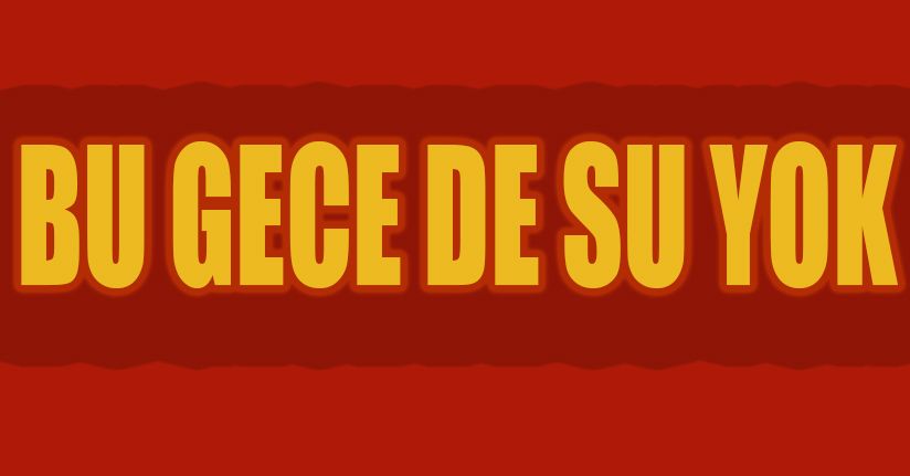 Su kesintisi devam ediyor