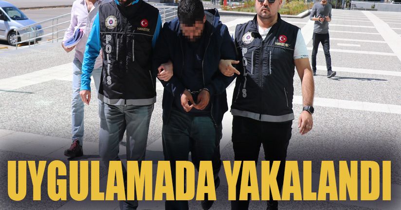 1 kilo bonzai ham maddesiyle yakalandı